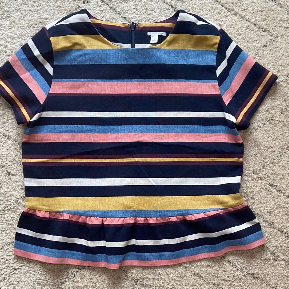 Halogen Multicolor Striped Kids Blouse